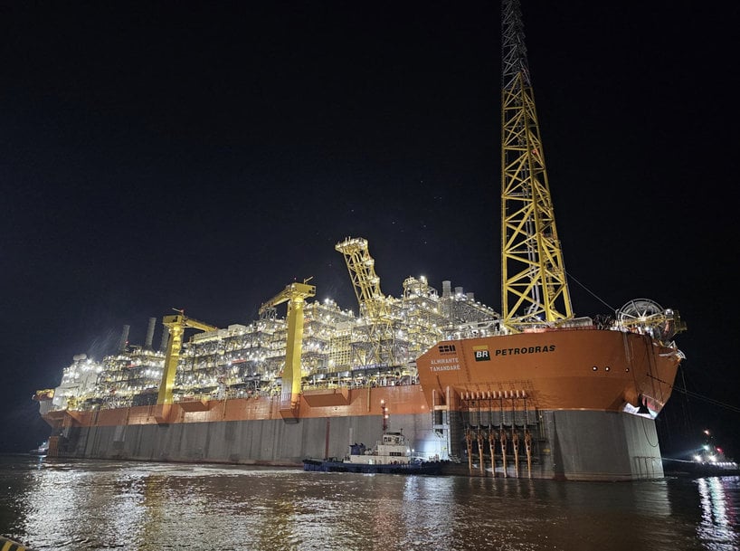PETROBRAS: FPSO ALMIRANTE TAMANDAR&Eacute; LEAVES SHIPYARD IN CHINA FOR BRAZIL